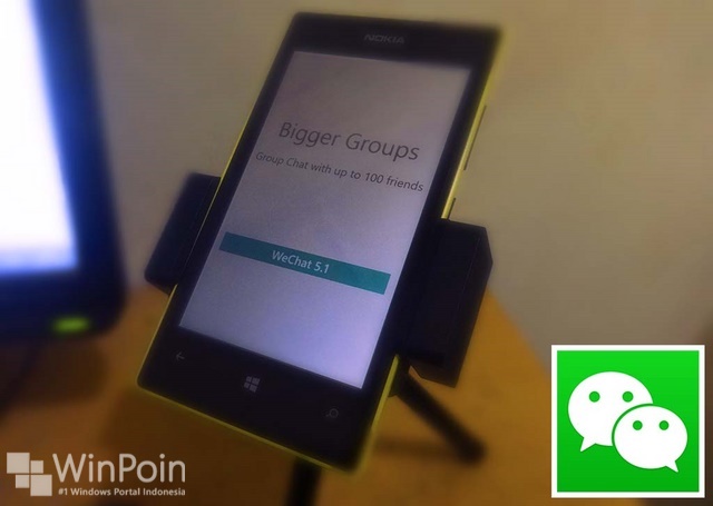 Sekarang User Group di WeChat Windows Phone Bisa Diperbanyak