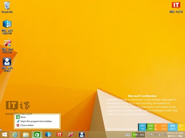 Selain Bisa di-Pin, Preview Modern Apps Juga Bisa Tampil di Taskbar Windows 8.1 Update 1