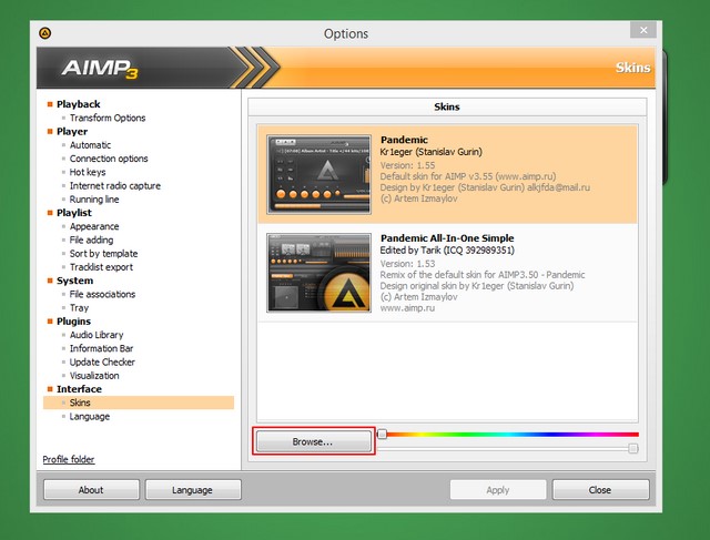 Hot: Download Skin AIMP3 Metro Khas Modern UI