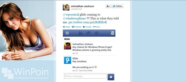 Aplikasi Glide untuk Windows Phone Sedang Dikembangkan