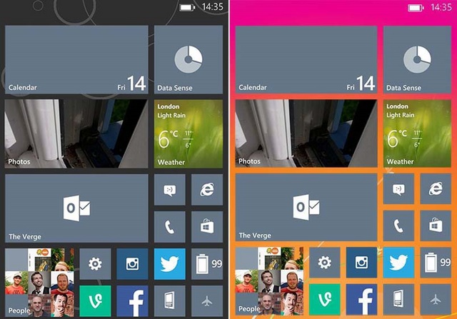 Windows Phone 8.1 Bisa Custom Background