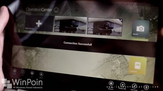 LA100, Pesawat yang Dioperasikan Dengan Windows Phone 8 dan Windows 8