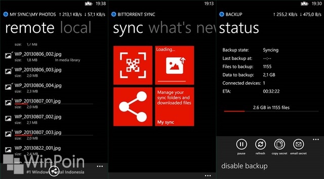 Sekarang BitTorrent Sync Benar-Benar Hadir di Windows Phone