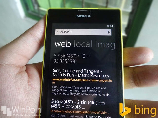 Akhirnya Bing Dilengkapi Dengan Tools Kalkulator