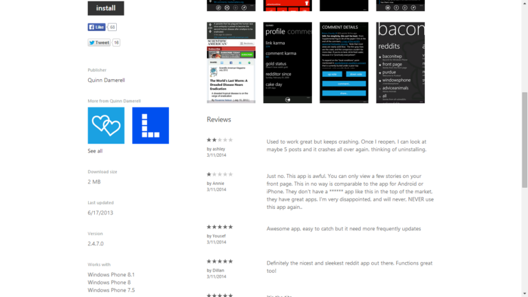 Compability Windows Phone 8.1 Muncul di Windows Phone Store