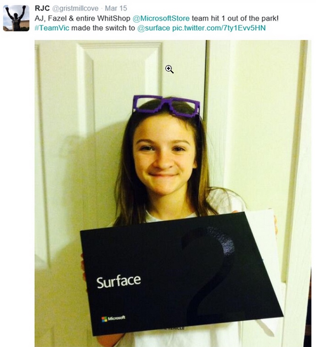 Gadis 12 Tahun ini Awalnya Pengen Beli iPad Mini, Tetapi Akhirnya Malah Beli Surface 2