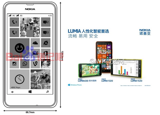 Terungkap Spesifikasi Nokia Lumia 630, Dirilis April Mendatang dengan Windows Phone 8.1