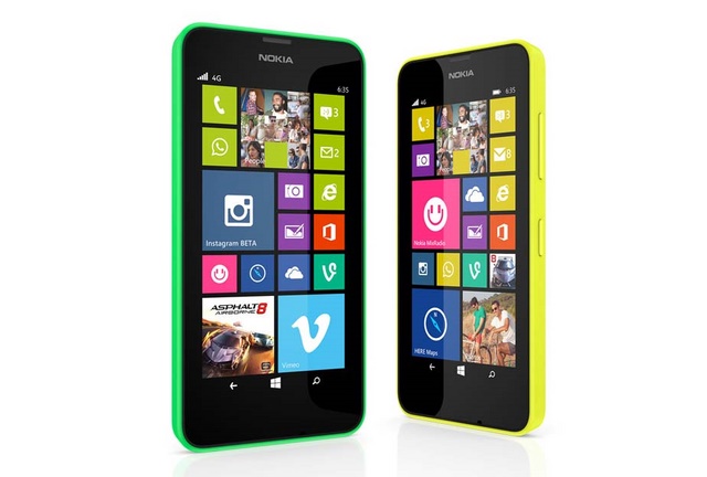 Nokia Merilis Lumia 630 dan Lumia 635