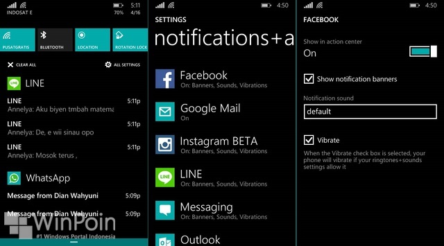 Cara Mengatur Notifikasi di Berbagai Aplikasi Windows Phone 8.1