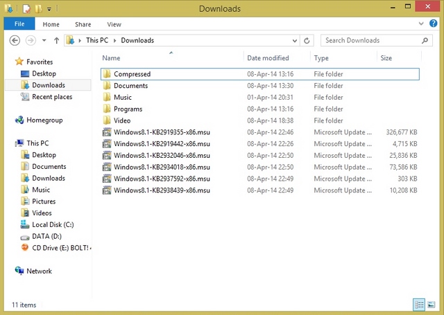 Cara Install Windows 8.1 Update Secara Offline Tanpa Melalui Windows Update