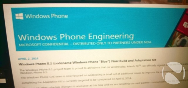 Windows Phone 8.1 versi Developer Preview akan Dirilis 14 April