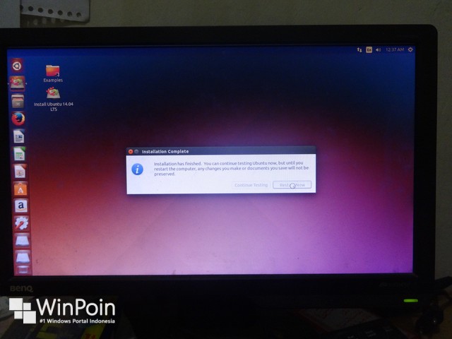 Cara Dual Boot Windows 8.1 Update dengan Ubuntu 14.04 LTS
