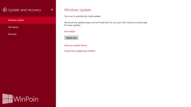 Cara Download Windows 8.1 Update Melalui Windows Update