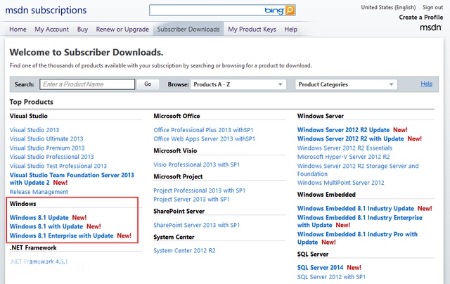 Yeah..Windows 8.1 Update Sudah Dirilis di MSDN!