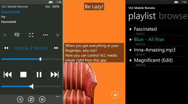 VLC Mobile Remote: Kontrol VLC Media Player di Komputer Kamu dengan Windows Phone