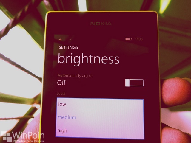 Setelah Update Lumia Cyan Kamu Bisa Mengatur Brightness dengan Slider