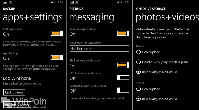 Cara Backup Windows Phone 8.1