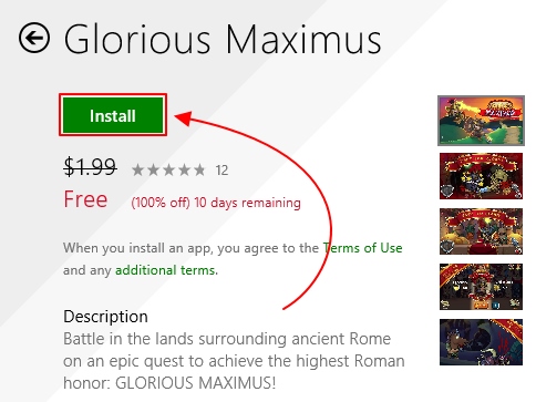 Dapatkan Game Glorious Maximus Senilai $1.99