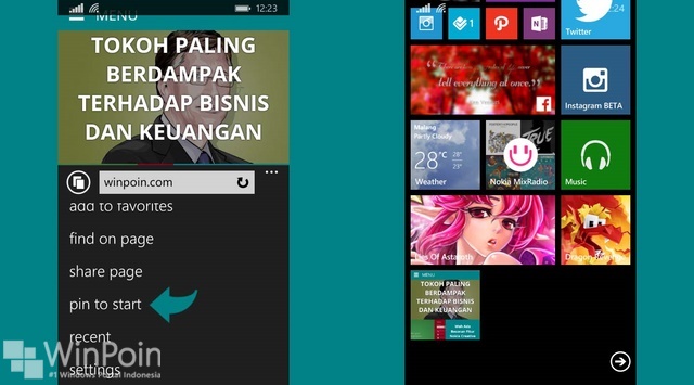 Apa Fitur Baru Internet Explorer 11 di Windows Phone 8.1?