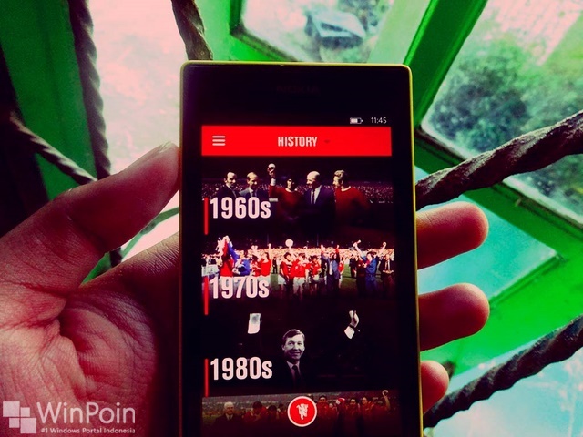 Aplikasi Official MU Hadir di WIndows Phone, Tapi...