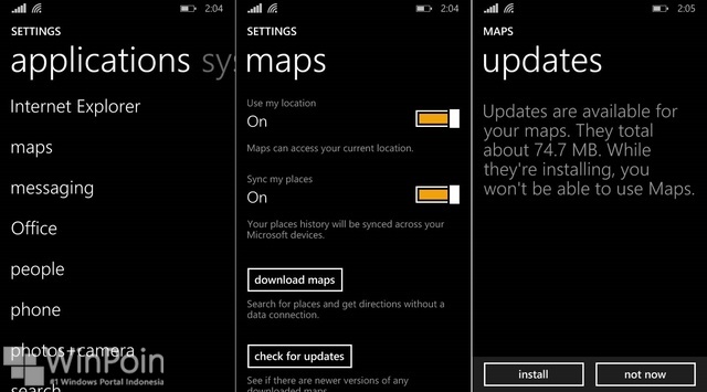 Sudahkah Kamu Update Offline Map untuk Windows Phone?