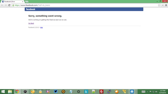 Wow..Facebook Error, Ada Apakah Gerangan?