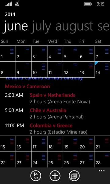 Menambahkan Jadwal Piala Dunia 2014 di Windows Phone dan Windows