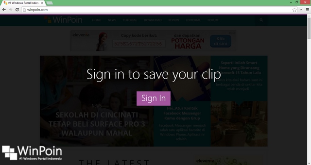 OneNote Clipper untuk Chrome Dirilis, Menyimpan Halaman Web Jadi Lebih Mudah