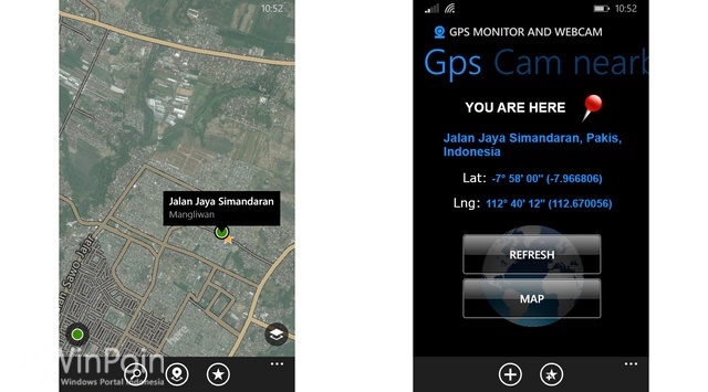 Review Aplikasi GPS Monitor & Webcam