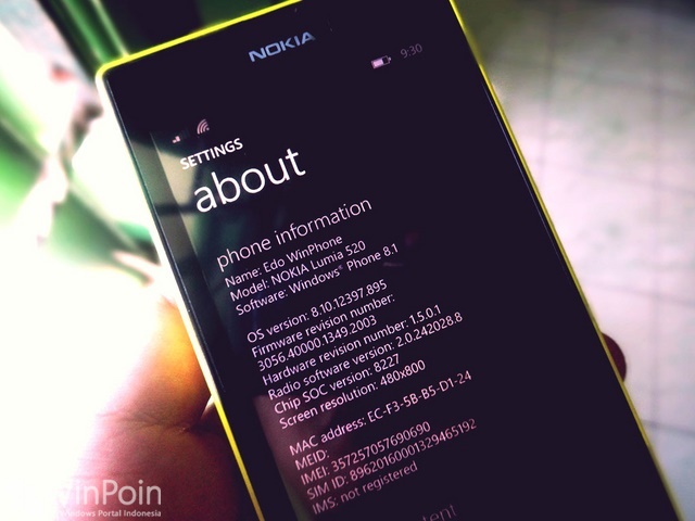 Wah..Ada Update Windows Phone 8.1 PFD ke Build 12400