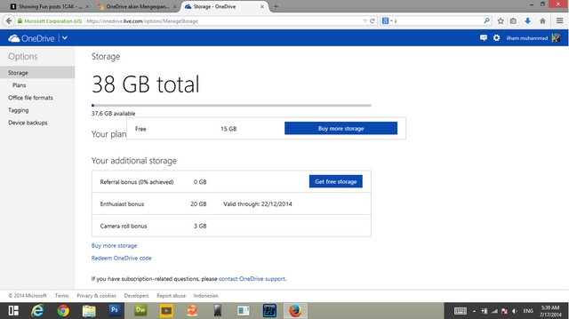 Cek OneDrive Kamu Sekarang, Ada Tambahan Storage dari Microsoft!