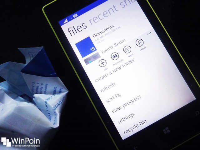 Sekarang Ada Recycle Bin di OneDrive Windows Phone