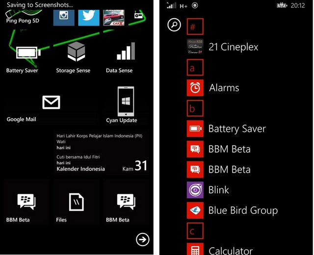 Wow..Beta Tester Bisa Menginstall 2 BBM Windows Phone Sekaligus (Dual BBM)!