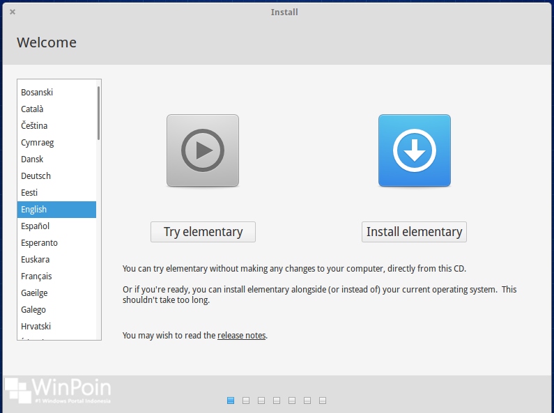System that you can install. Installing operating system.