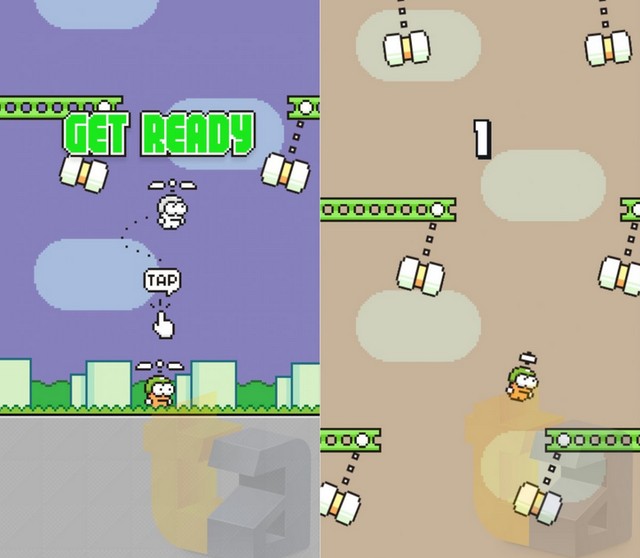 Inilah Swing Copters: Game Terbaru Buatan Don Nguyen, Sang Creator Flappy Bird!