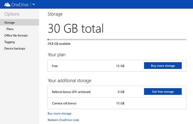 Kini Kamu Bisa Mendapatkan 30GB Storage Gratis dari OneDrive