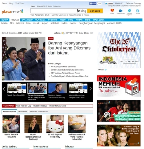 Wow..Tampilan Website MSN Dirombak Total