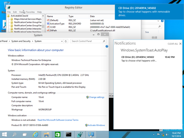 Cara Mengaktifkan Notification Center di Windows 10 64-bit