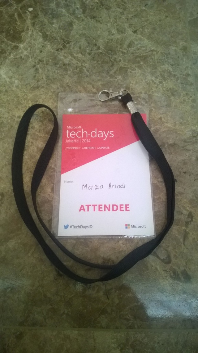 Footage Event ID Techdays 2014 oleh Maiza Ariadi (Super Moderator WinPoin)