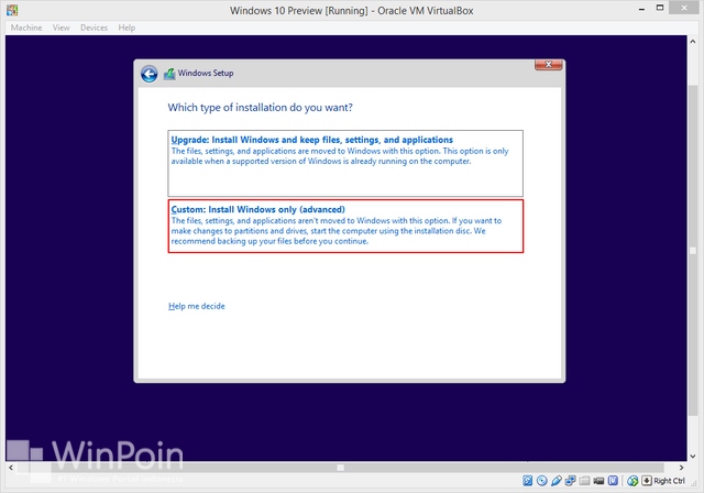 Cara Install Windows 10 Preview di VirtualBox (Beserta Gambar)