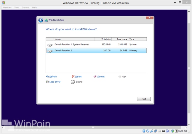 Cara Install Windows 10 Preview di VirtualBox (Beserta Gambar)