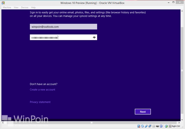 Cara Install Windows 10 Preview di VirtualBox (Beserta Gambar)