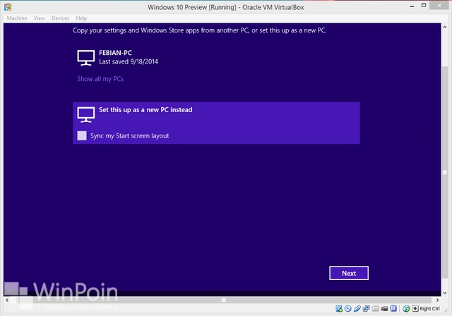 Cara Install Windows 10 Preview di VirtualBox (Beserta Gambar)