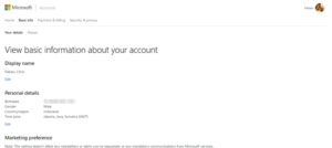 Tampilan Baru Microsoft Account