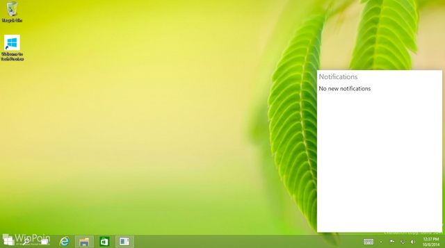 Cara Menampilkan Notification Center di Windows 10 Preview