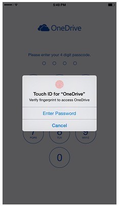 Aplikasi OneDrive Windows Phone Akan Dilengkapi Fitur TouchID