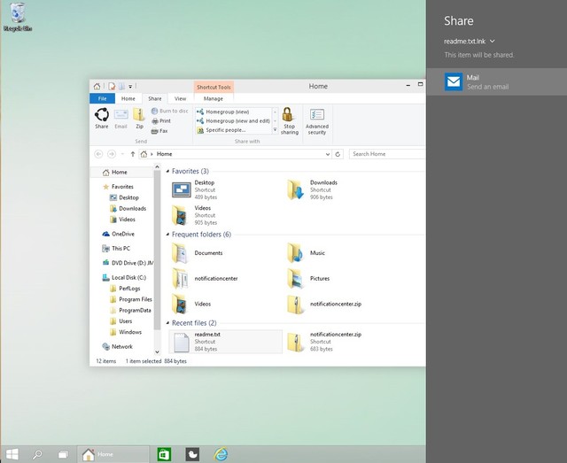 Tombol Share Hadir di File Explorer Windows 10