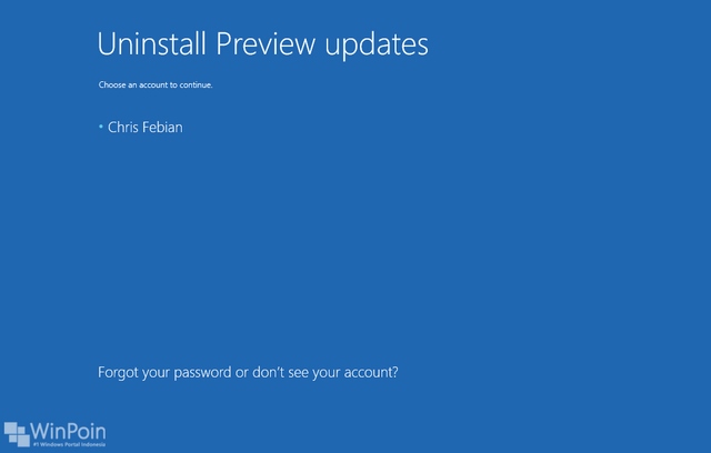 Cara Uninstall Update di Windows 10 Preview