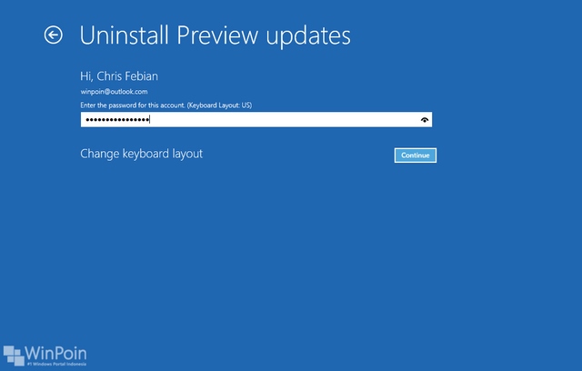 Cara Uninstall Update di Windows 10 Preview