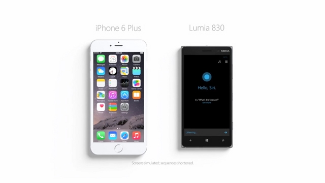 Cortana Mempermalukan Siri, iPhone 6 Plus Membalas “Aku Hanya Bertambah Besar”